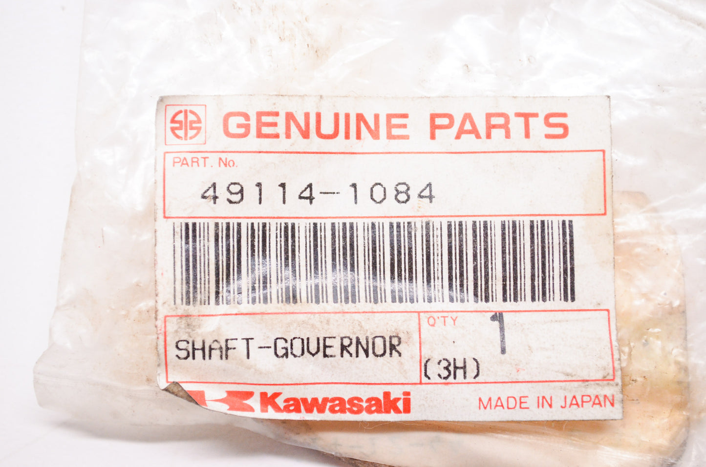 OEM Kawasaki 49114-1084 Governor Shaft NOS