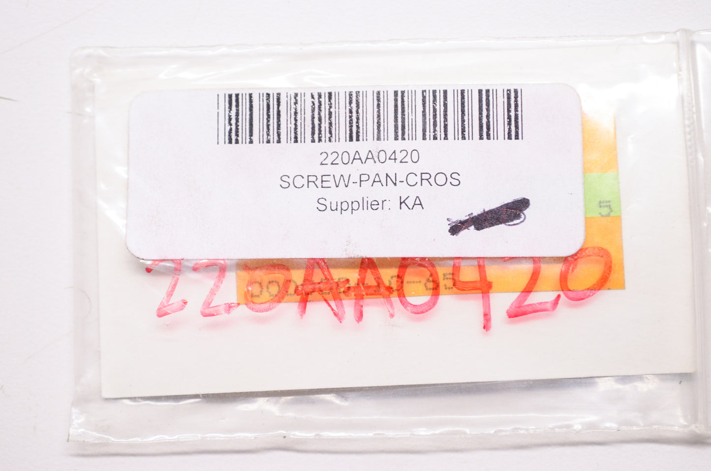 OEM Kawasaki 220AA0420 Pan Cross Screw Qty 2 NOS