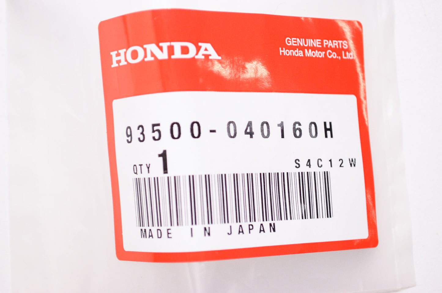 OEM Honda 93500-040160H Pan Screw 4x16 Qty 2 NOS