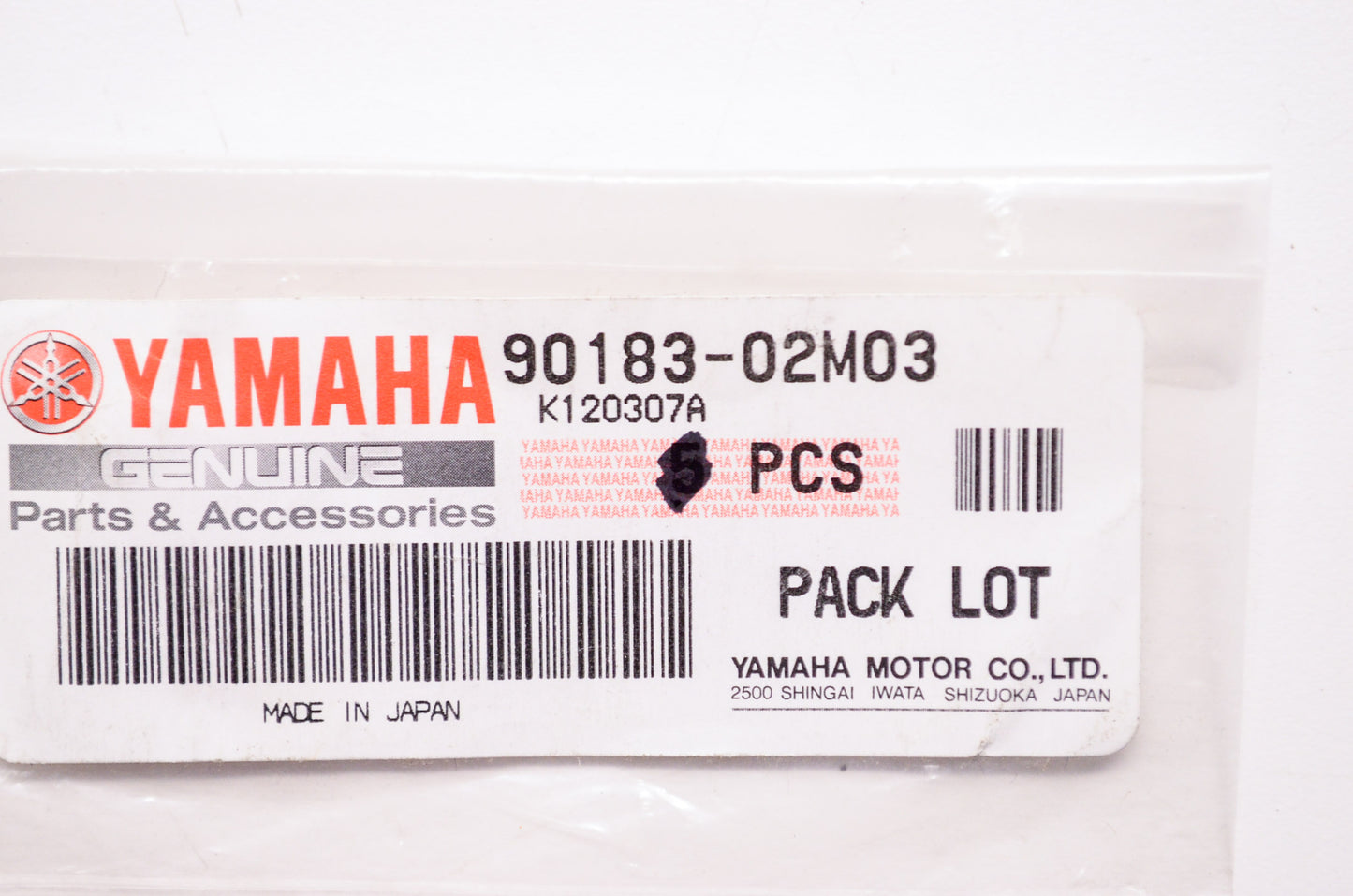 OEM Yamaha 90183-02M03-00 Spring Nut Qty 3 NOS