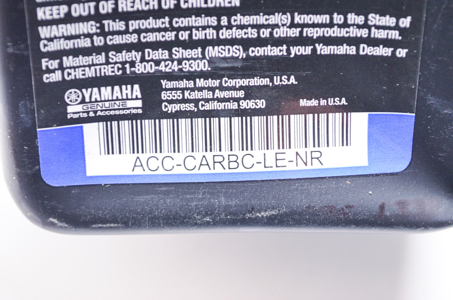 Yamalube Carburetor Cleaner Dip 32 oz 946 ml NOS
