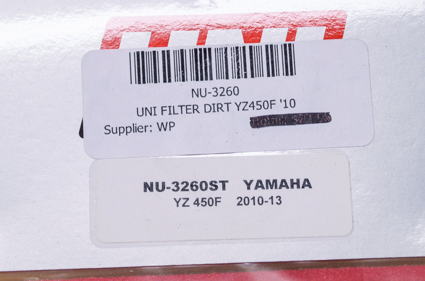 New Uni Air Filters Yamaha Air Filter NOS