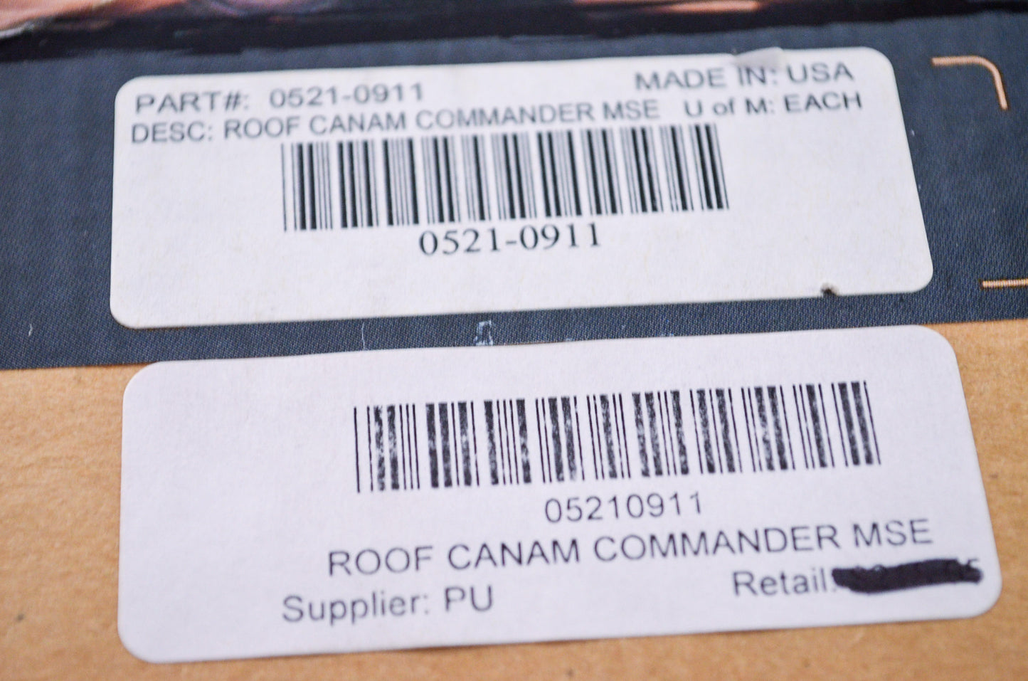 New Moose Can-Am Commander UTV Roof Kit NOS