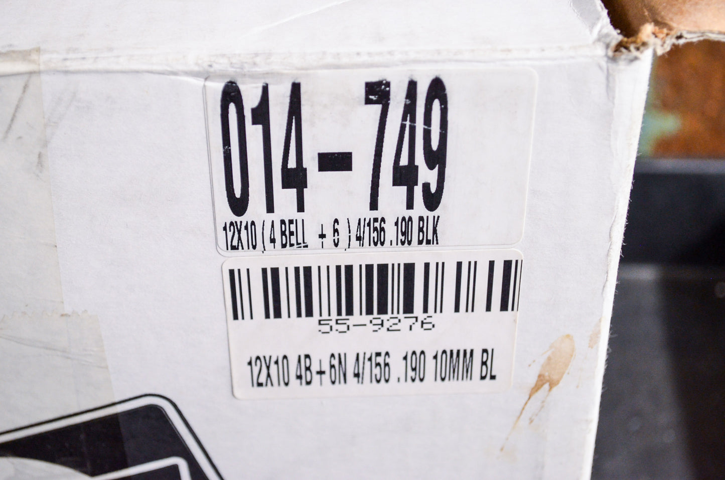 New DWT Douglas Black 6061 Alloy Wheel .190 12x10 4B+6 4/156 10mm NOS