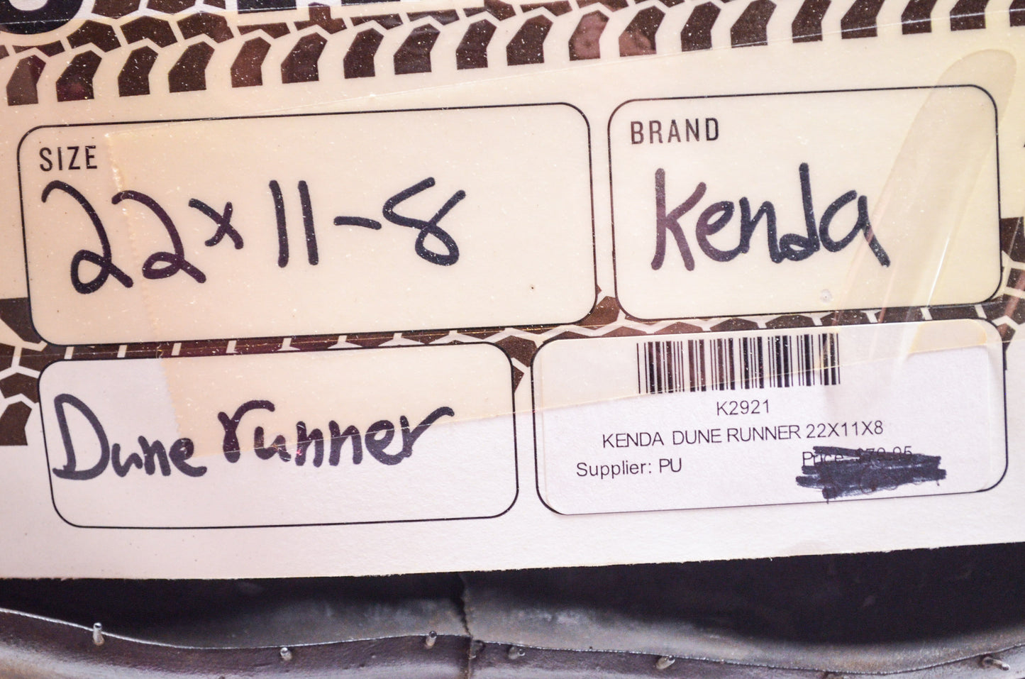 New Kenda Dune Runner ATV Tire 22x11.00-8 NOS