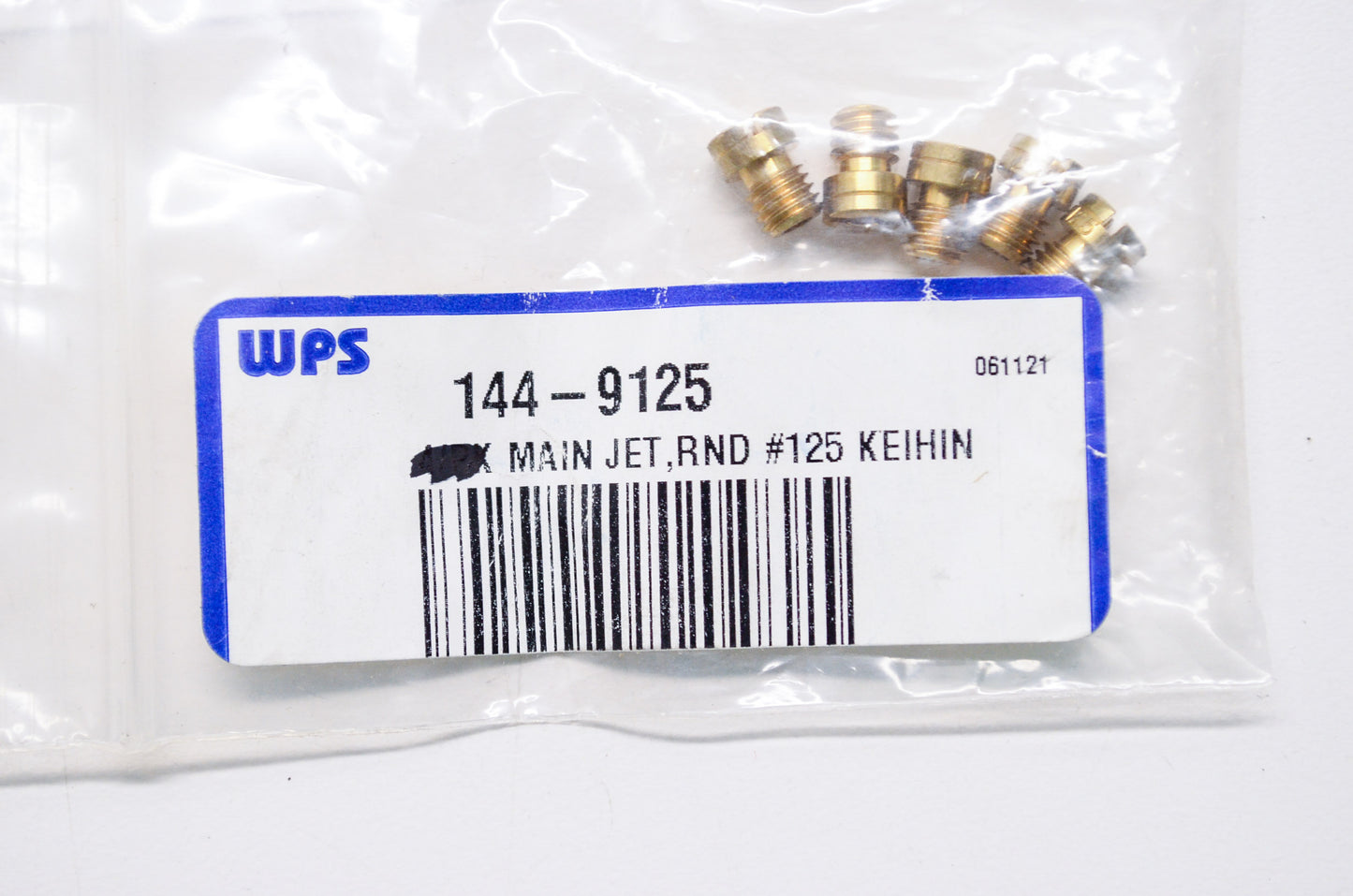 New Aftermarket Main Jet Round #125 Keihin NOS