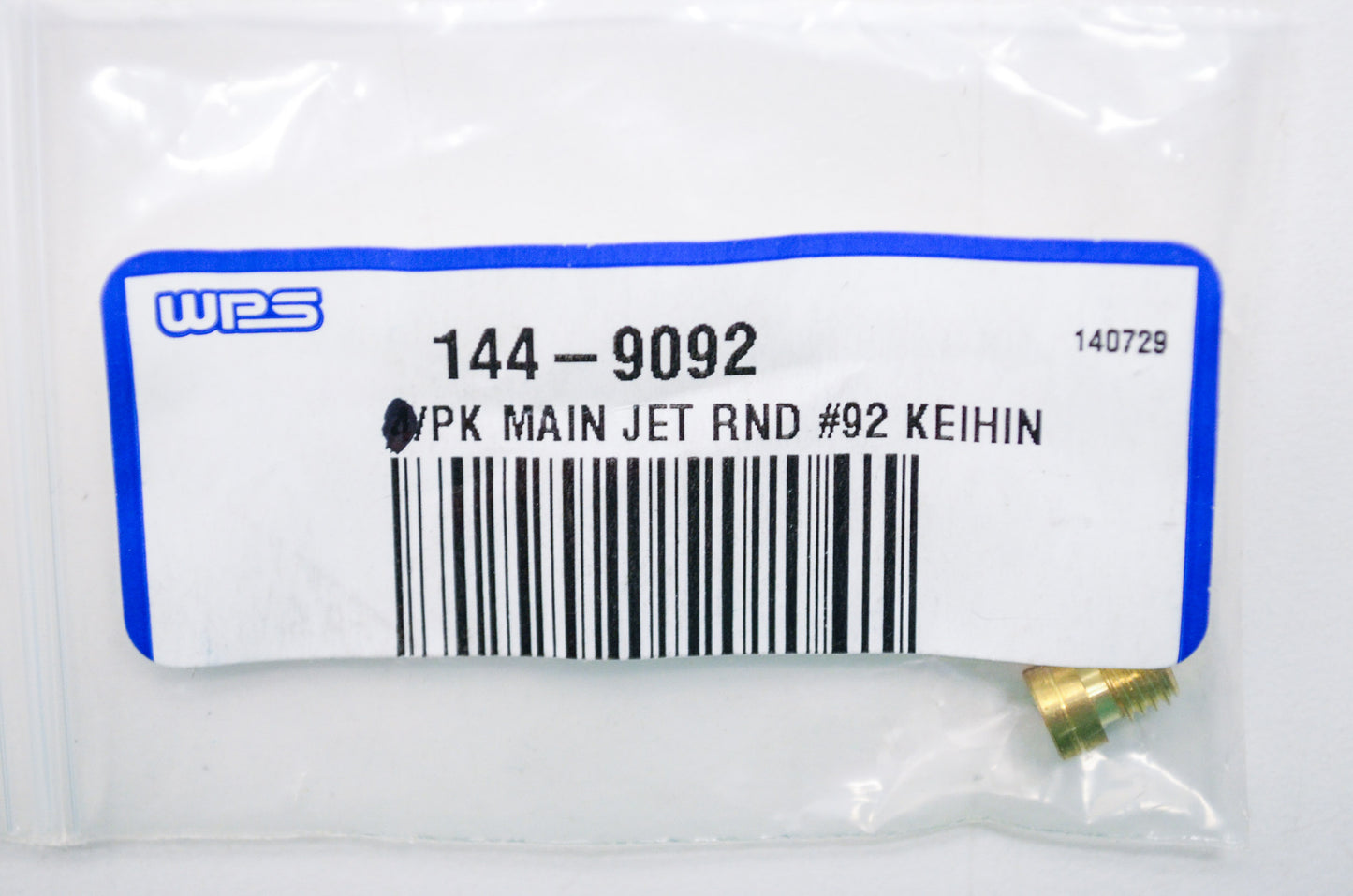 New Aftermarket Main Jet Round #92 Keihin NOS