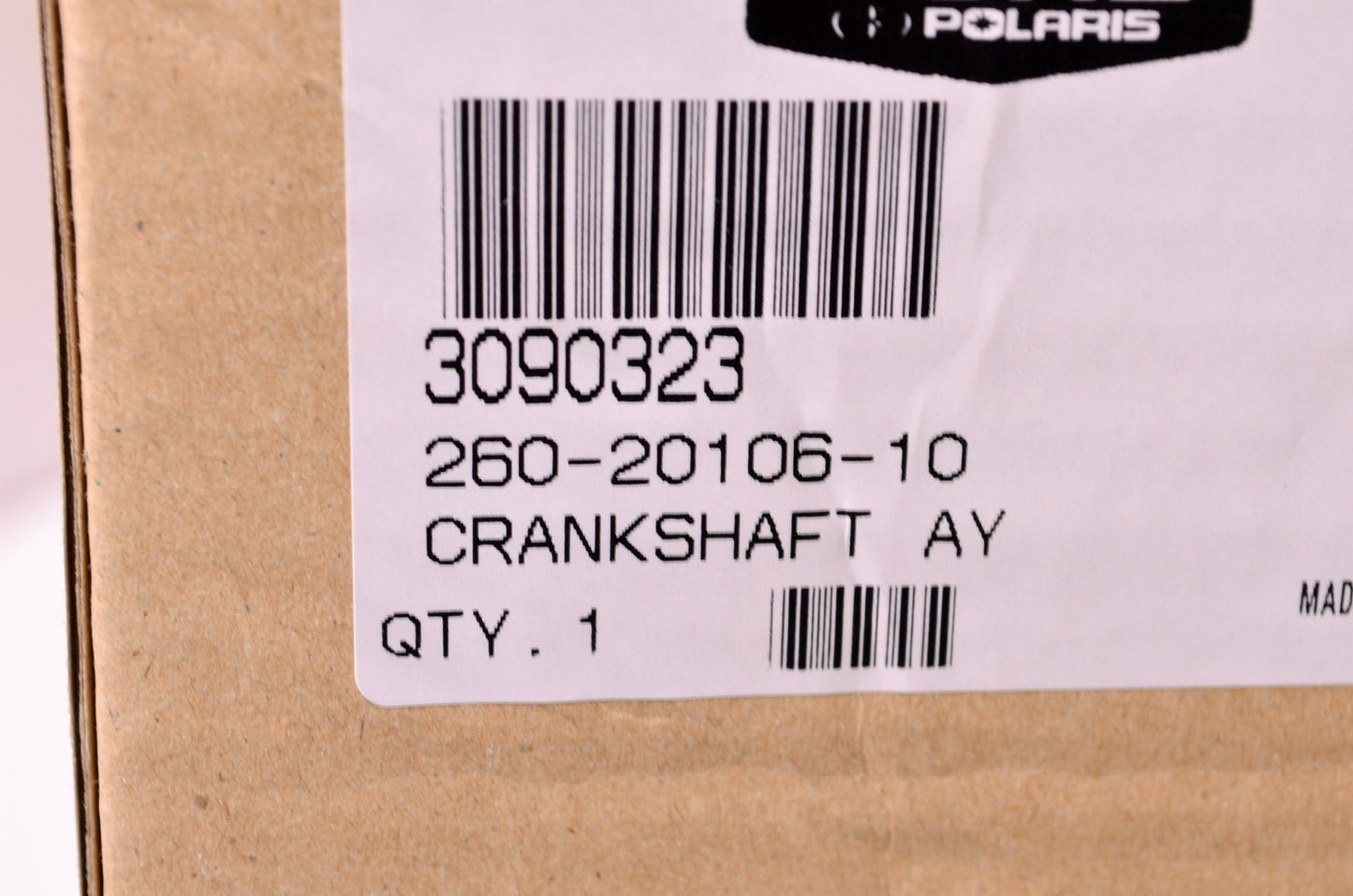 OEM Polaris 3090323 Crankshaft Assembly NOS