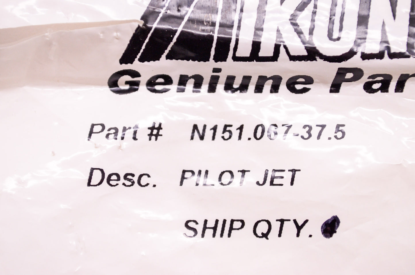 New Mikuni Pilot Jet # 37.5 NOS