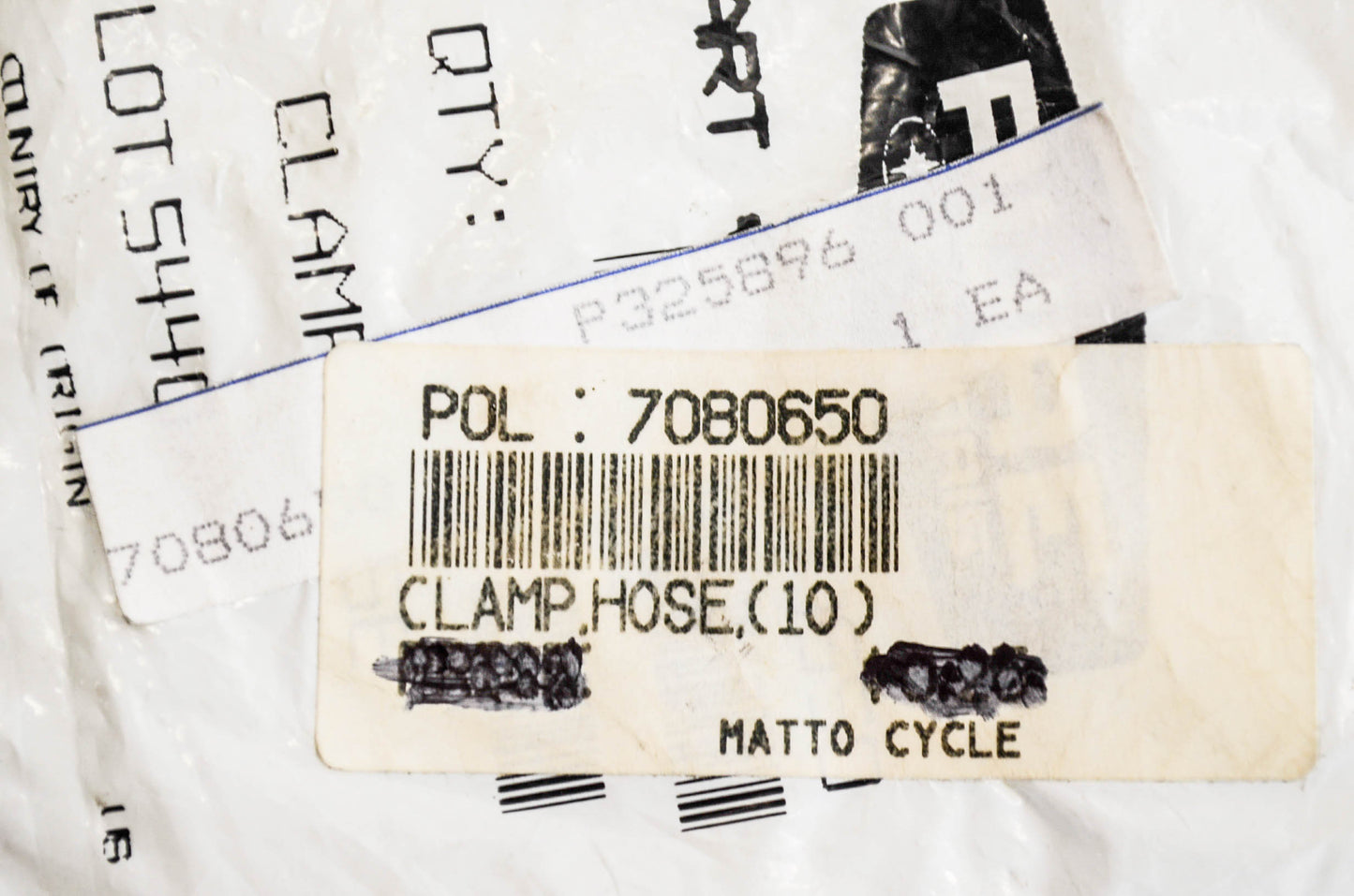 OEM Polaris 7080650 Hose Clamp NOS