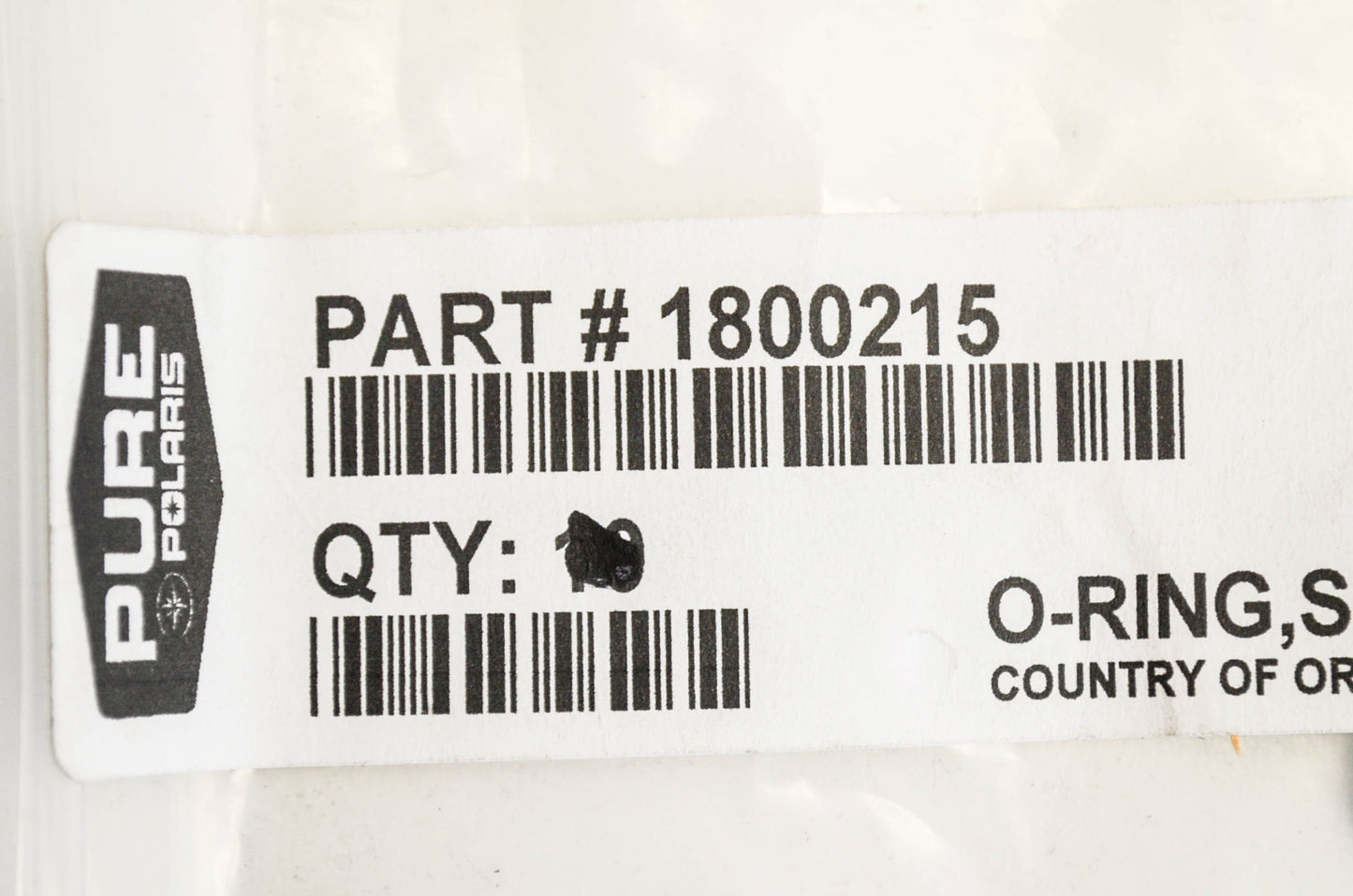 OEM Polaris 1800215 Stud O-Ring NOS