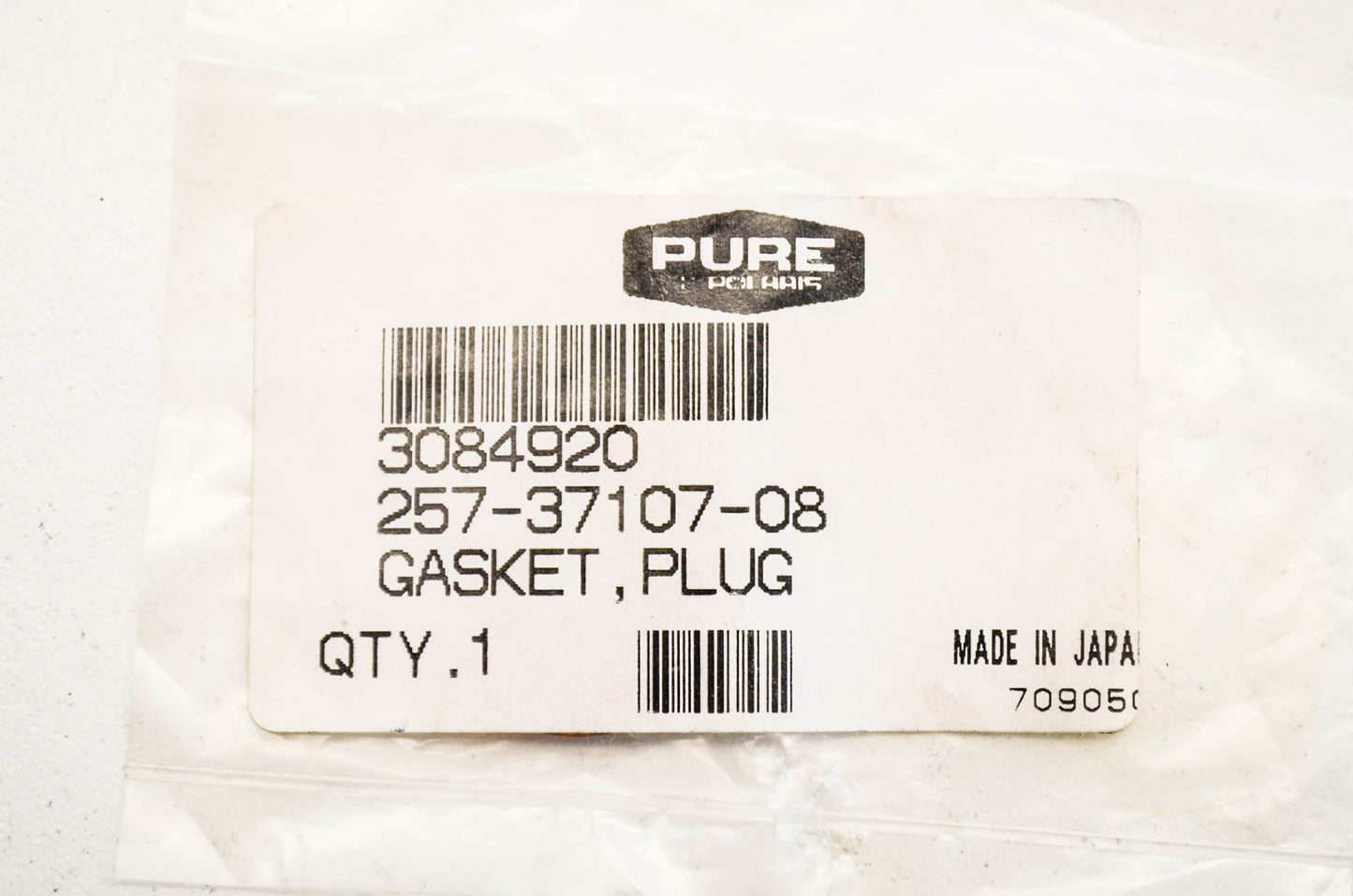 OEM Polaris 3084920 Plug Gasket NOS