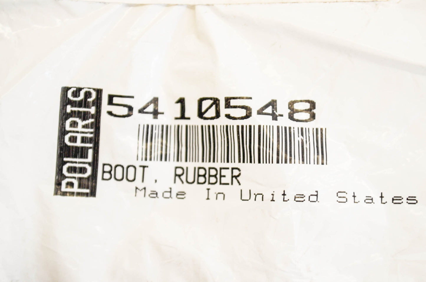 OEM Polaris 5410548 Rubber Boot NOS