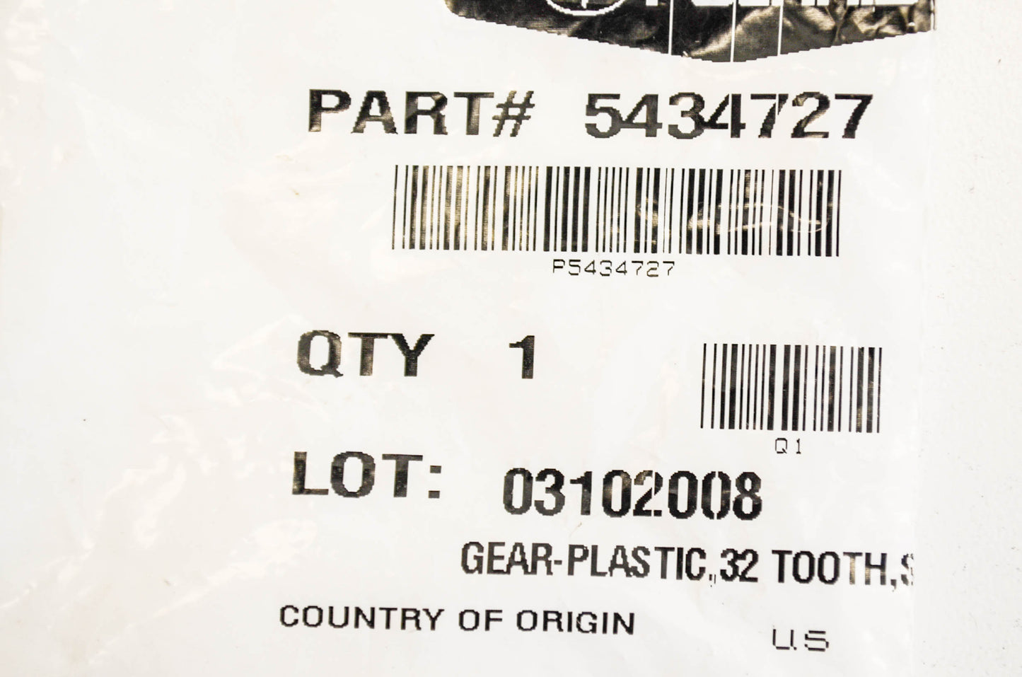 New OEM Polaris Plastic 32 Tooth Gear NOS