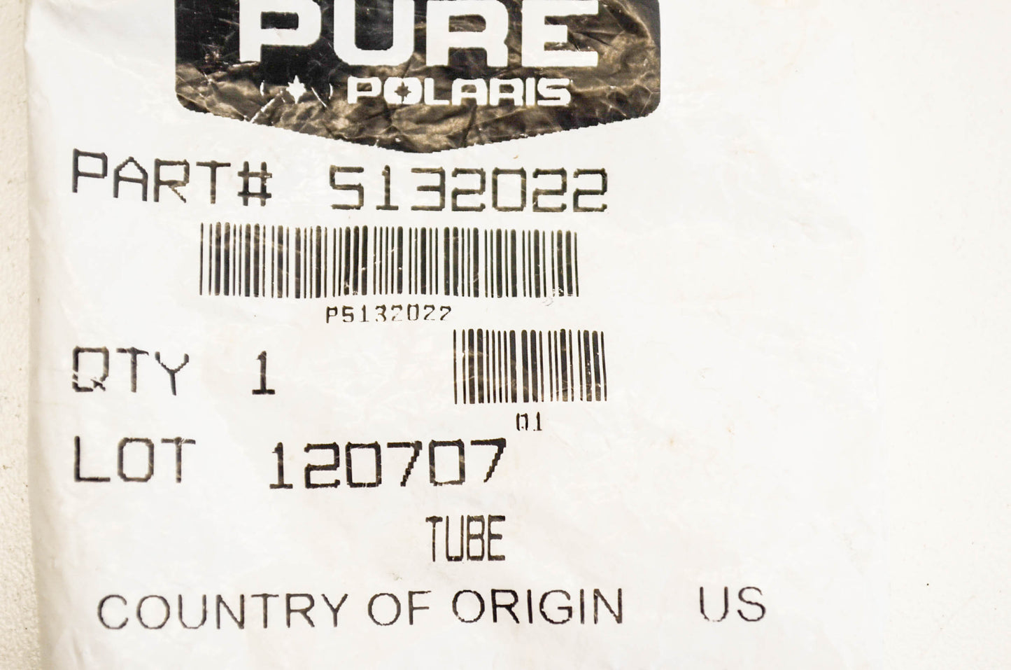 New OEM Polaris Tube NOS