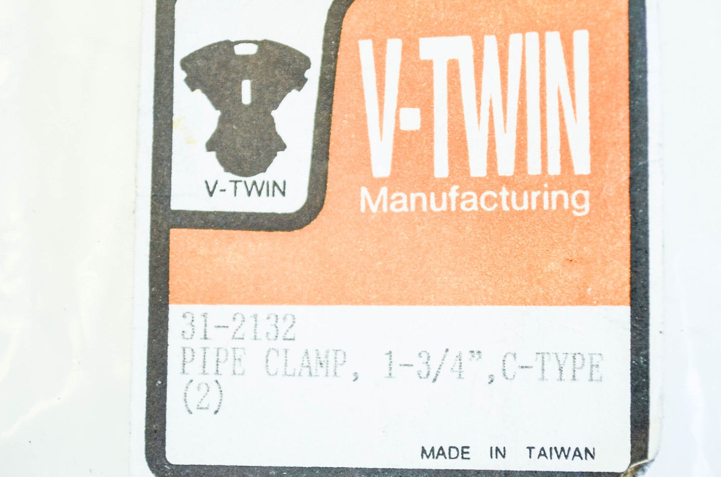 New V-Twin Muffler End Clamp Kit 1-3/4' NOS