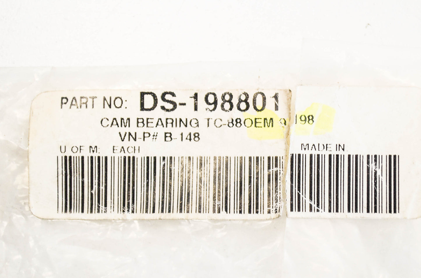 New Torrington Cam Bearing NOS