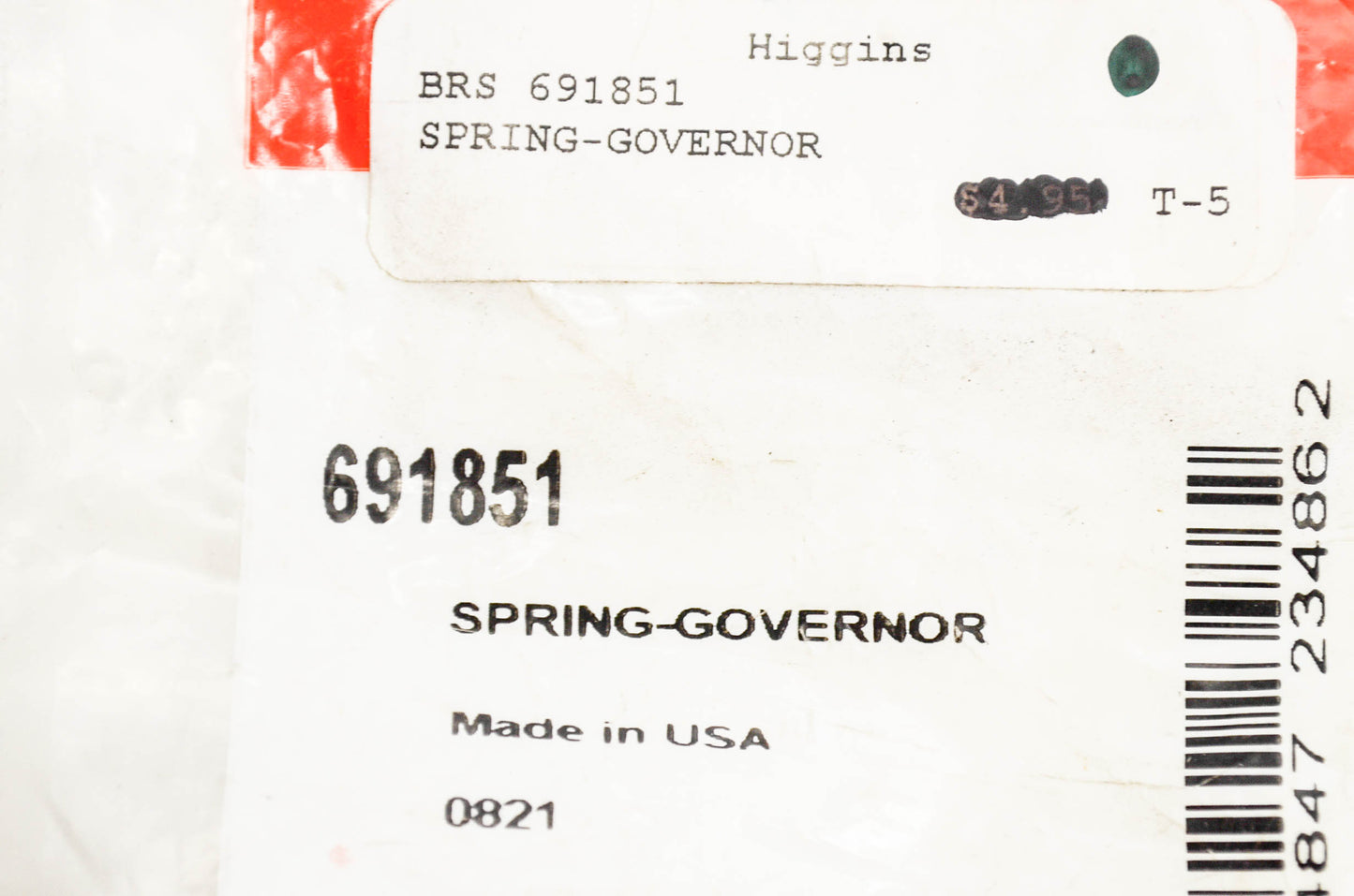 New Briggs & Stratton Governor Spring NOS