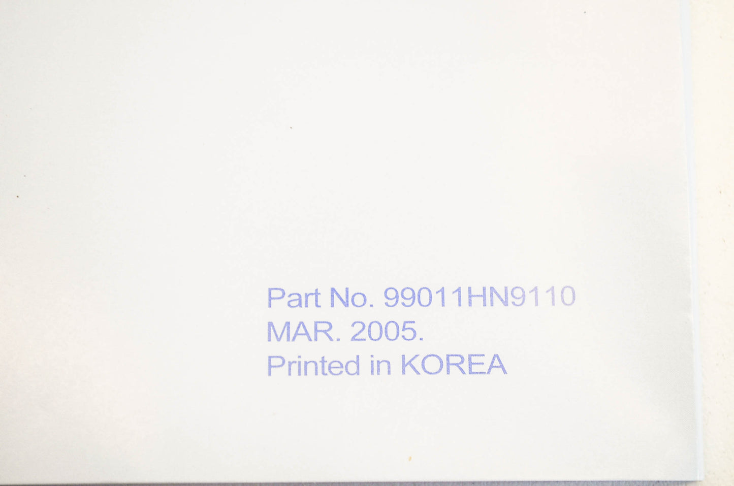 New Hyosung Comet 650/S/R Owner's Manual NOS