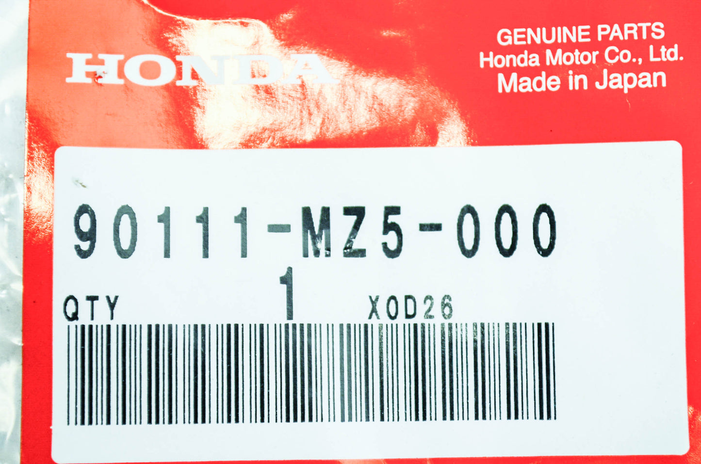 OEM Honda 90111-MZ5-000 Oval Screw (5X12) NOS