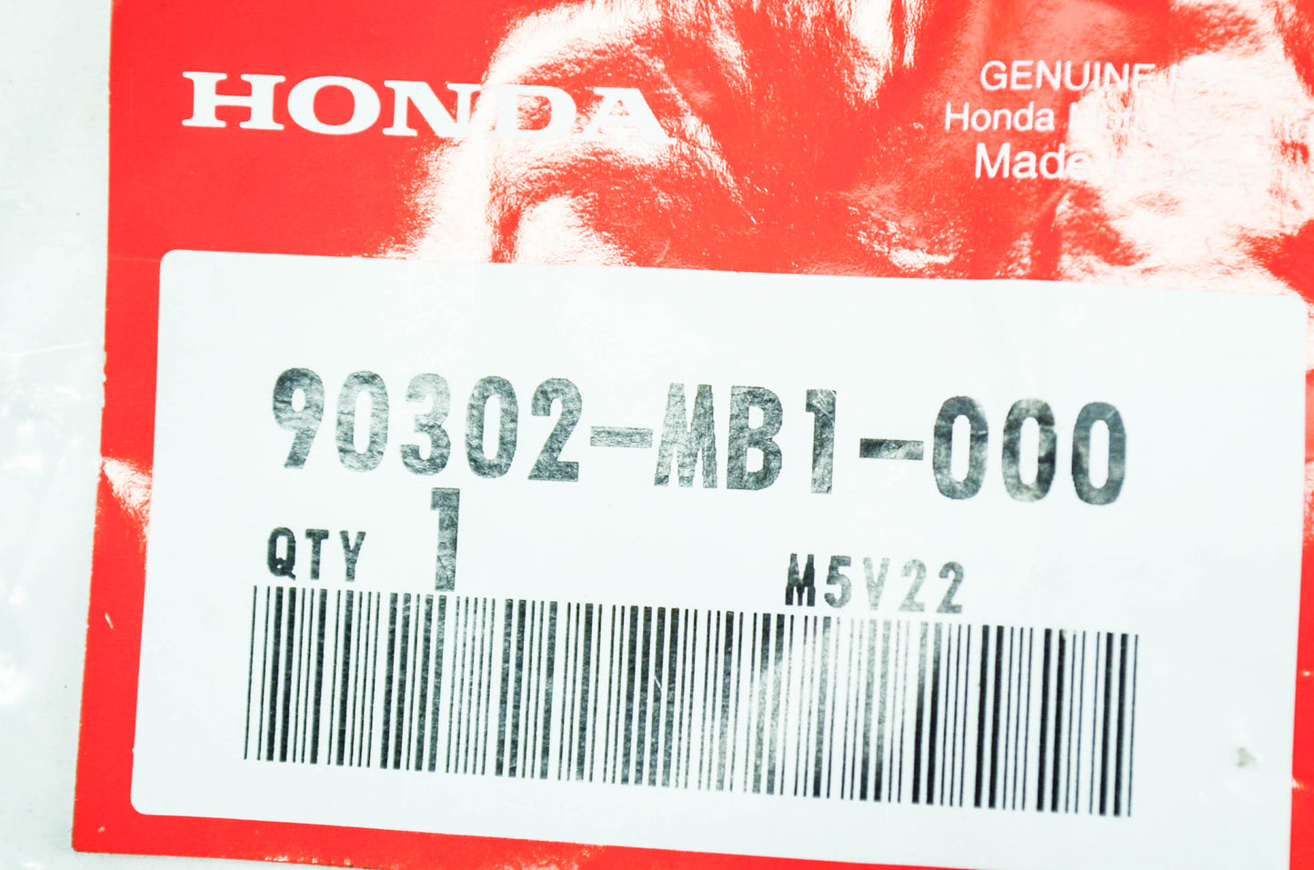 OEM Honda 90302-MB1-000 Special Nut 6mm NOS