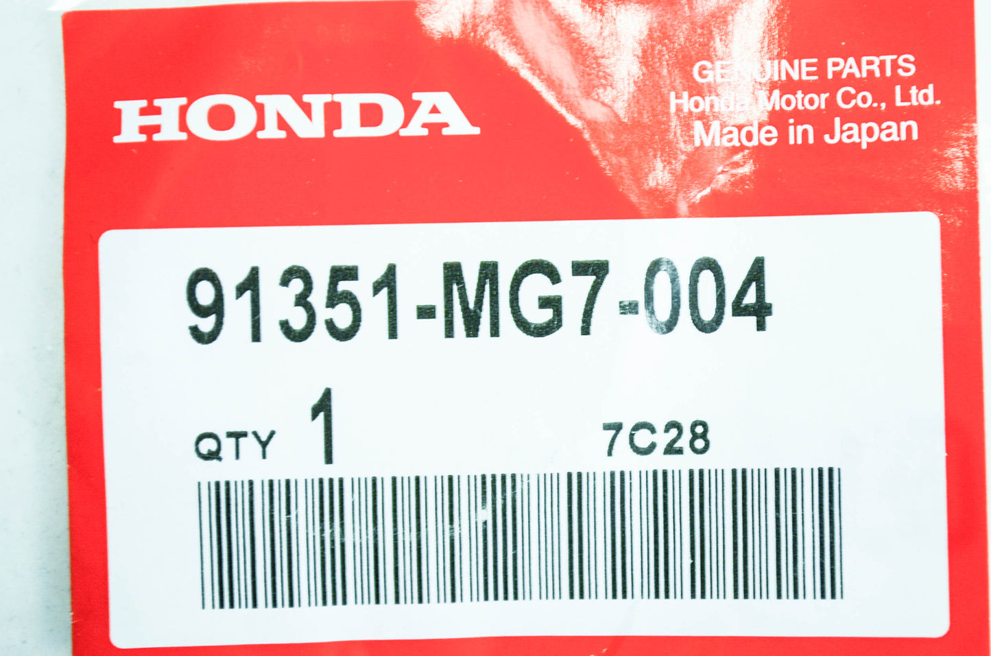 OEM Honda 91351-MG7-004 O-Ring (35.3X2.4) NOS