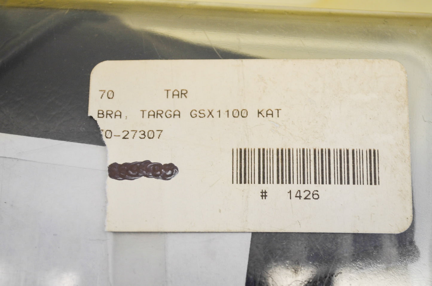 Targa 27-307 Tank Cover NOS