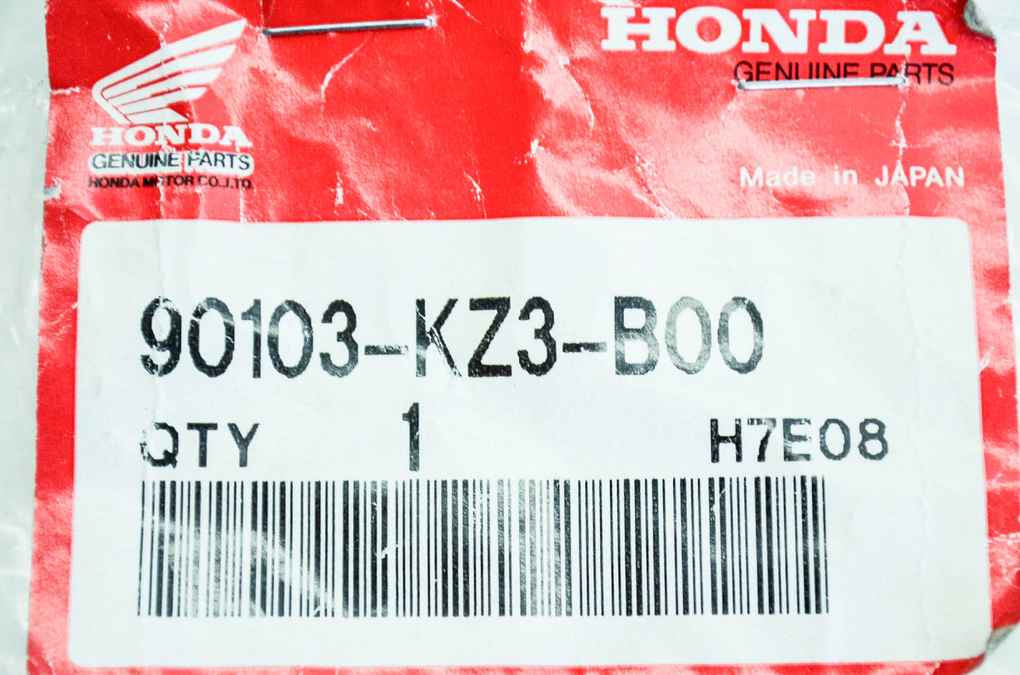 OEM Honda 90103-KZ3-B00 Screw (6X18) NOS