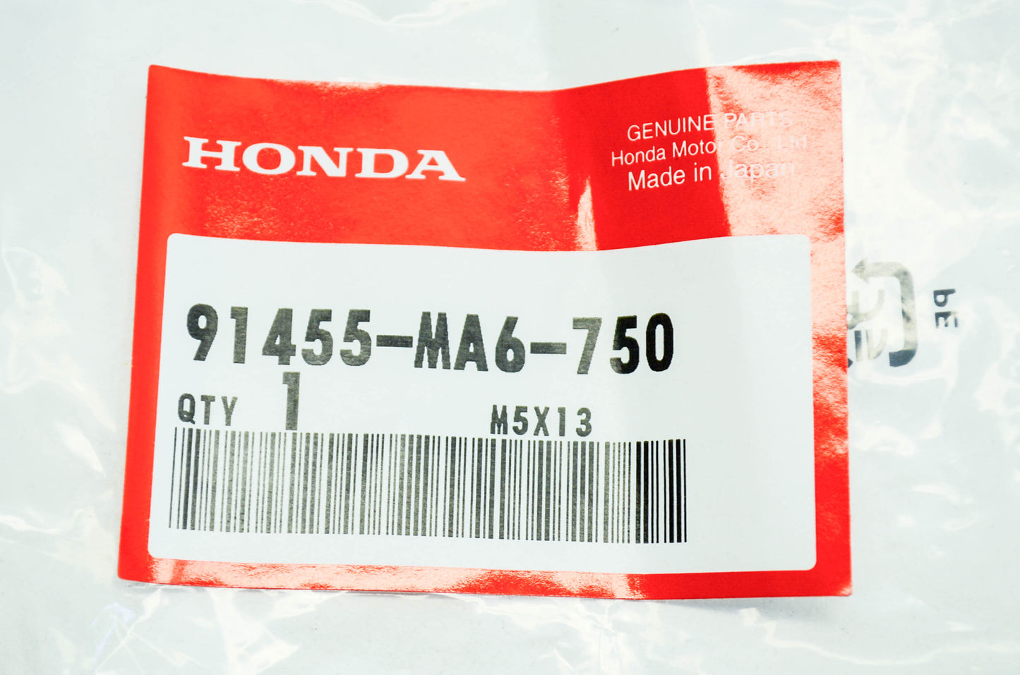 OEM Honda 91455-MA6-750 Cap (8mm) NOS