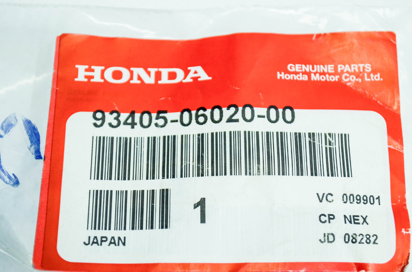 OEM Honda 93405-06020-00 Washer Bolt (6X20) NOS