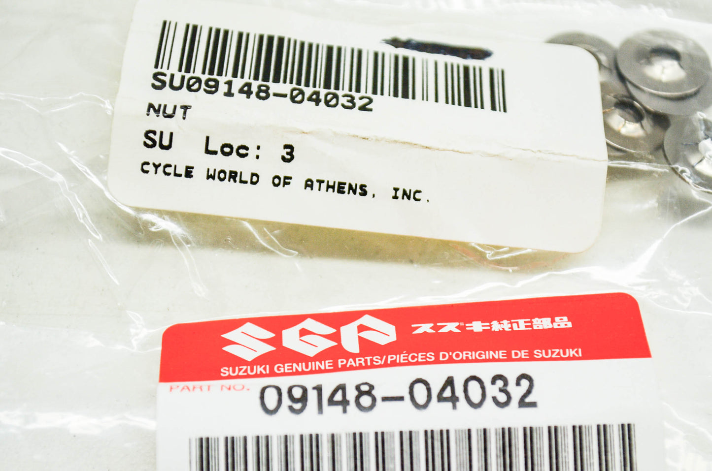 OEM Suzuki 09148-04032 Nut Qty 7 NOS