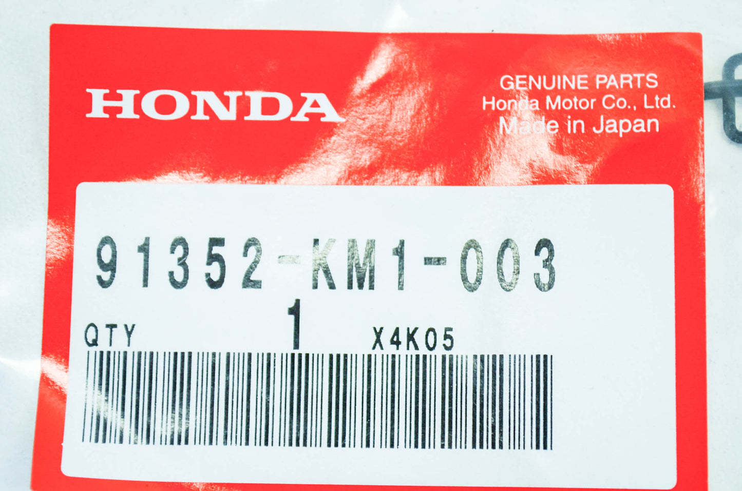 OEM Honda 91352-KM1-003 O-Ring (47X1.9) NOS