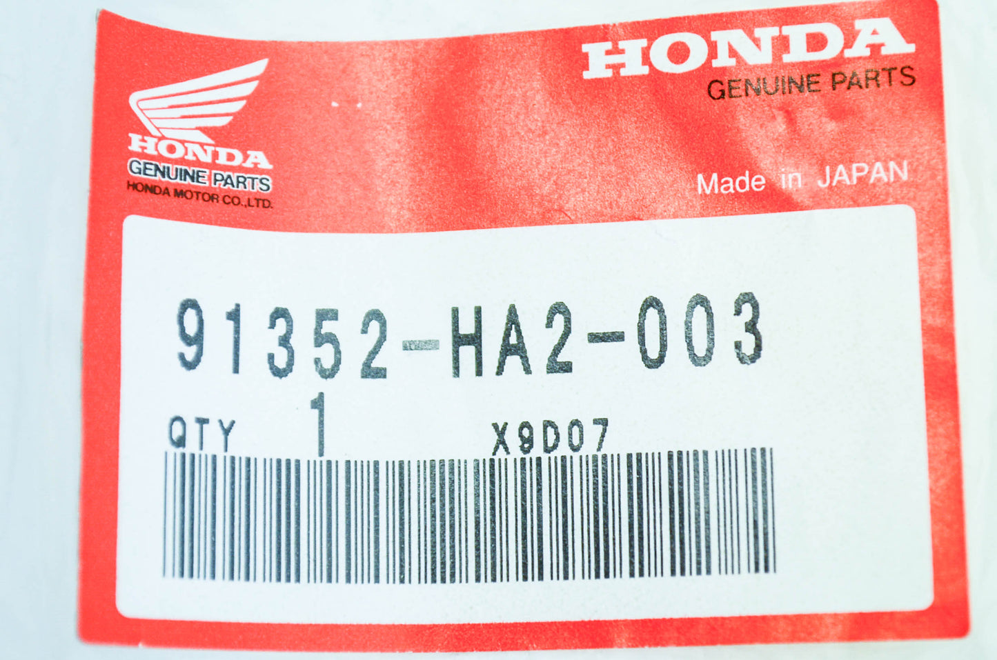 OEM Honda 91352-HA2-003 O-Ring (21.5X3.1) NOS