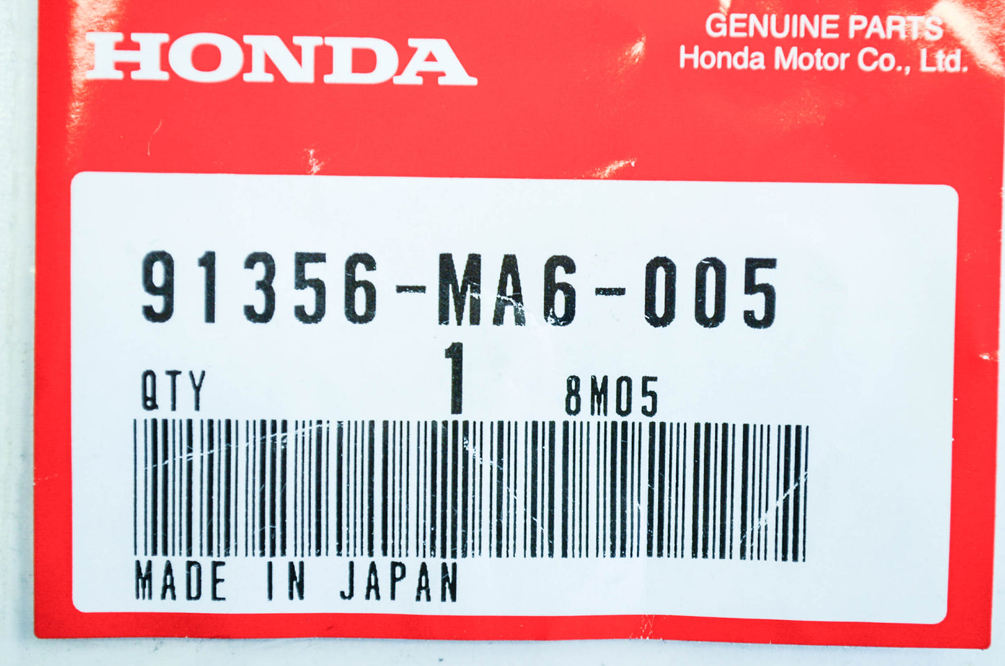 OEM Honda 91356-MA6-005 O-Ring (14.8X2.4) Qty 2 NOS