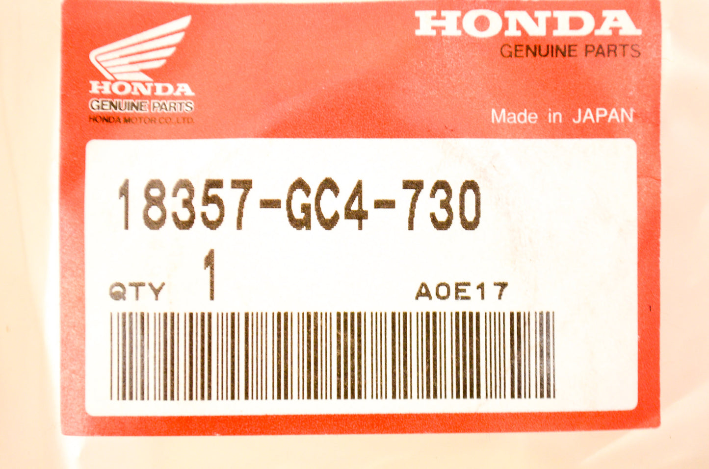 OEM Honda 18357-GC4-730 Exhaust Manifold Seal NOS