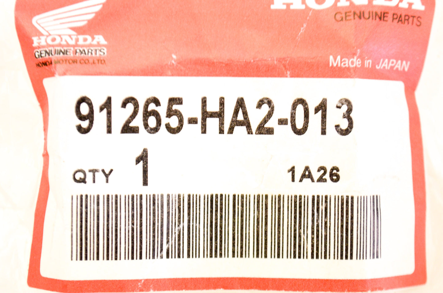 OEM Honda 91265-HA2-013 Seal NOS
