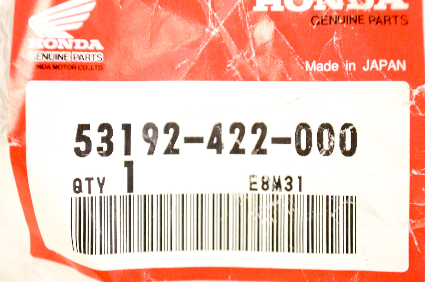 OEM Honda 53192-422-000 Cable Adjusting Bolt NOS