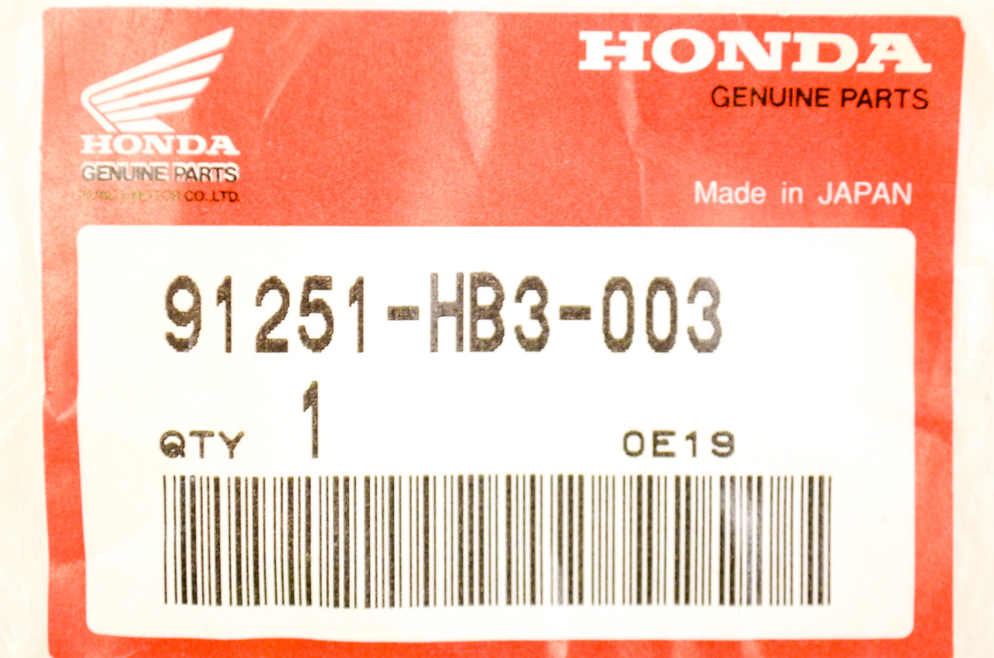 OEM Honda 91251-HB3-003 Dust Seal