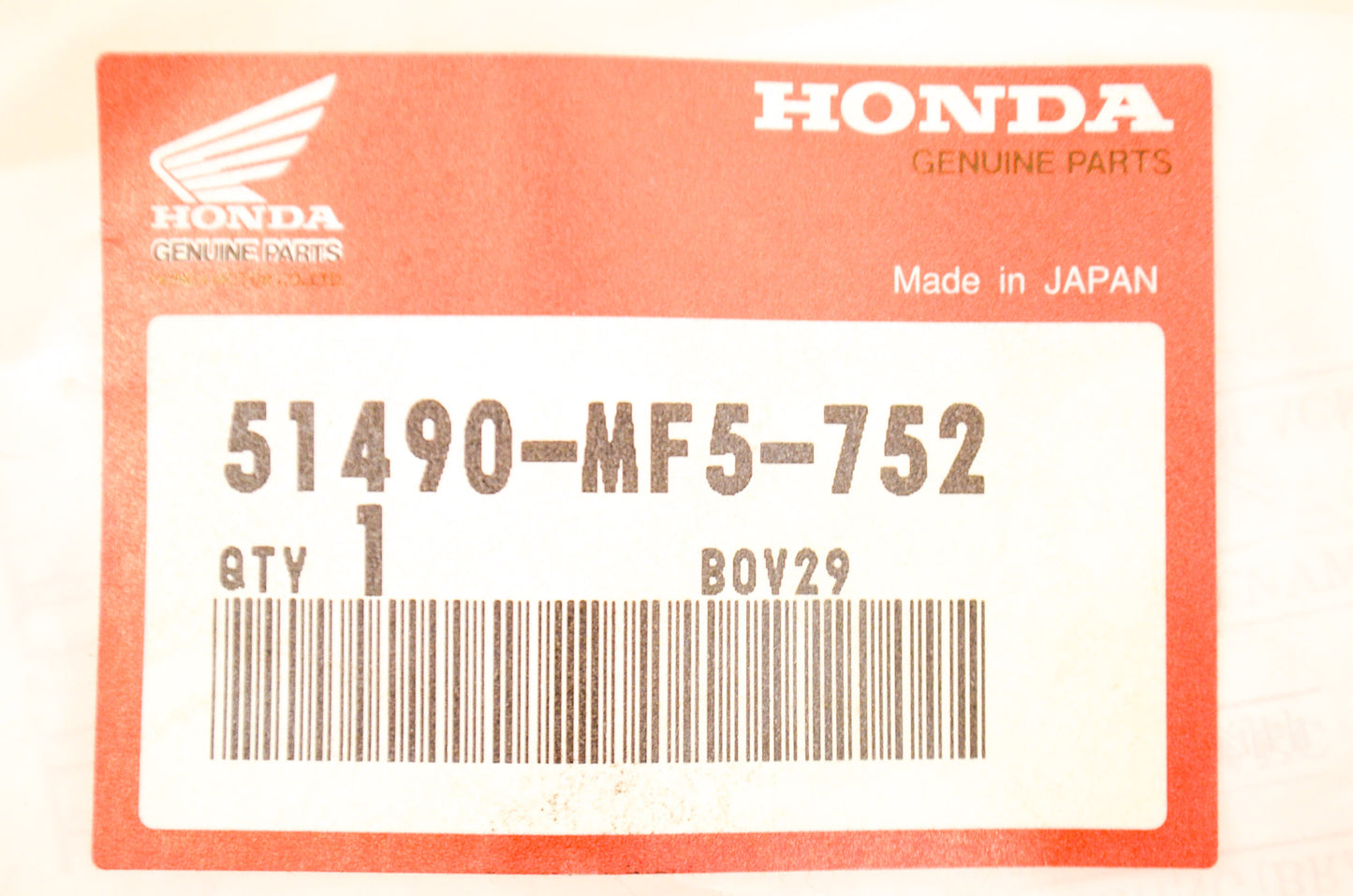 OEM Honda 51490-MF5-752 Front Fork Seal Set NOS