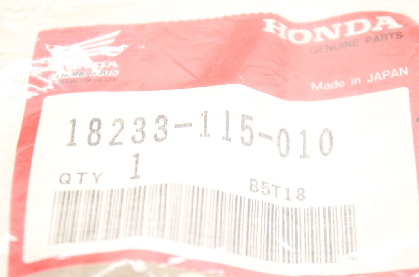 New OEM Honda 18233-115-010 Exhaust Pipe Joint Collar NOS