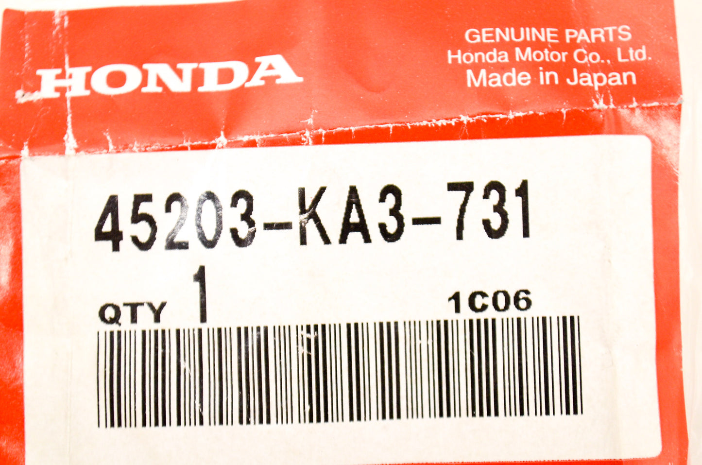 OEM Honda 45203-KA3-731 Pin Plug NOS