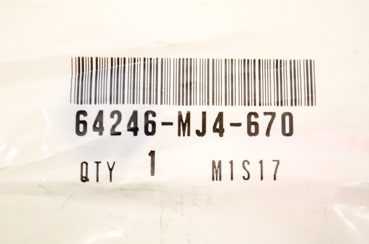 OEM Honda 64246-MJ4-670 Rubber NOS