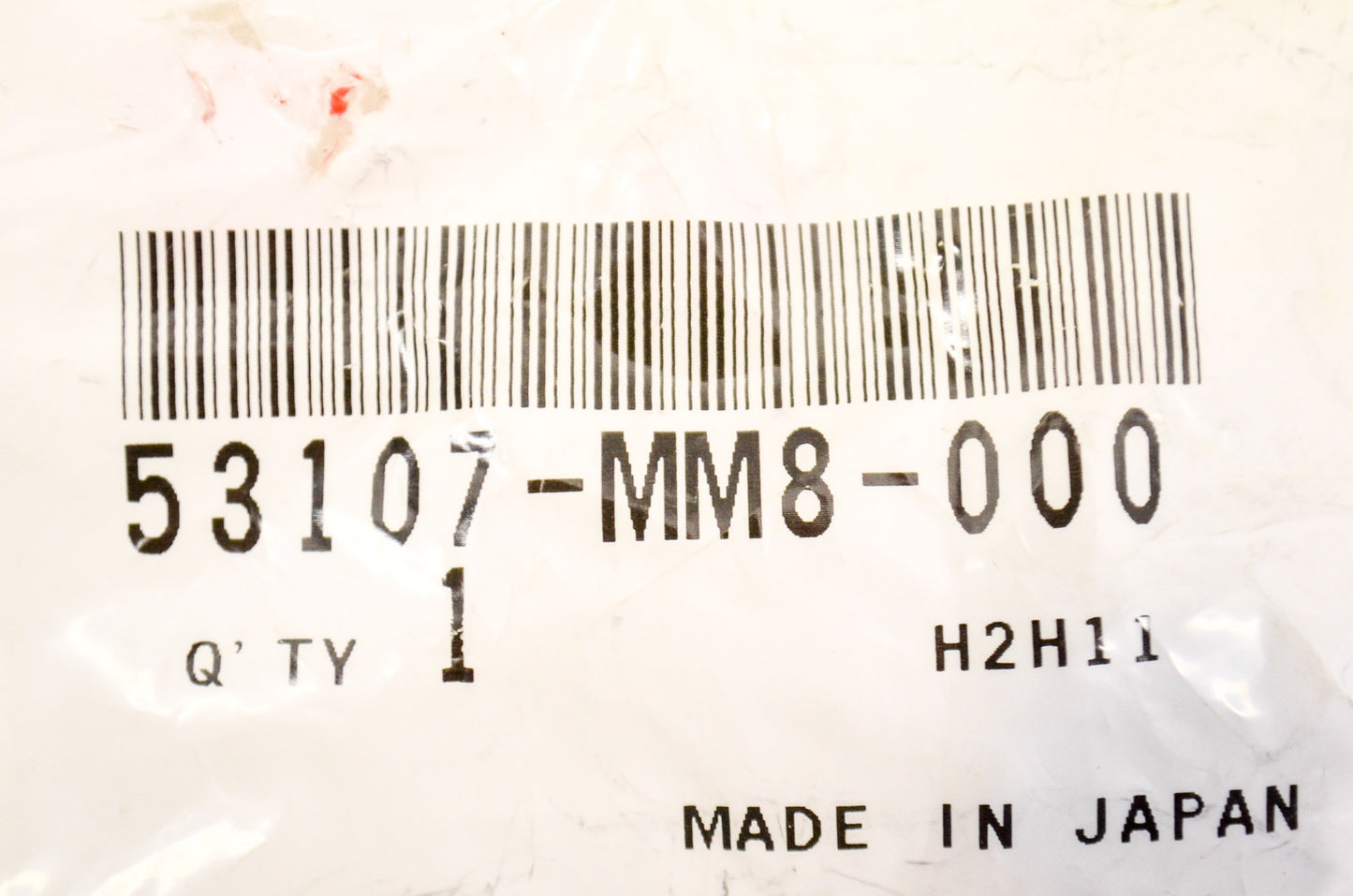 OEM Honda 53107-MM8-000 Handle Weight Rubber