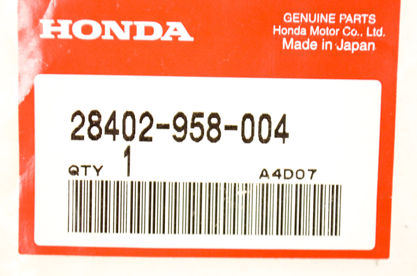 OEM Honda 28402-958-004 Spring NOS