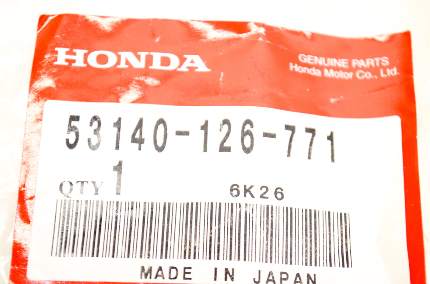 OEM Honda 53140-126-771 Throttle Grip Assembly NOS