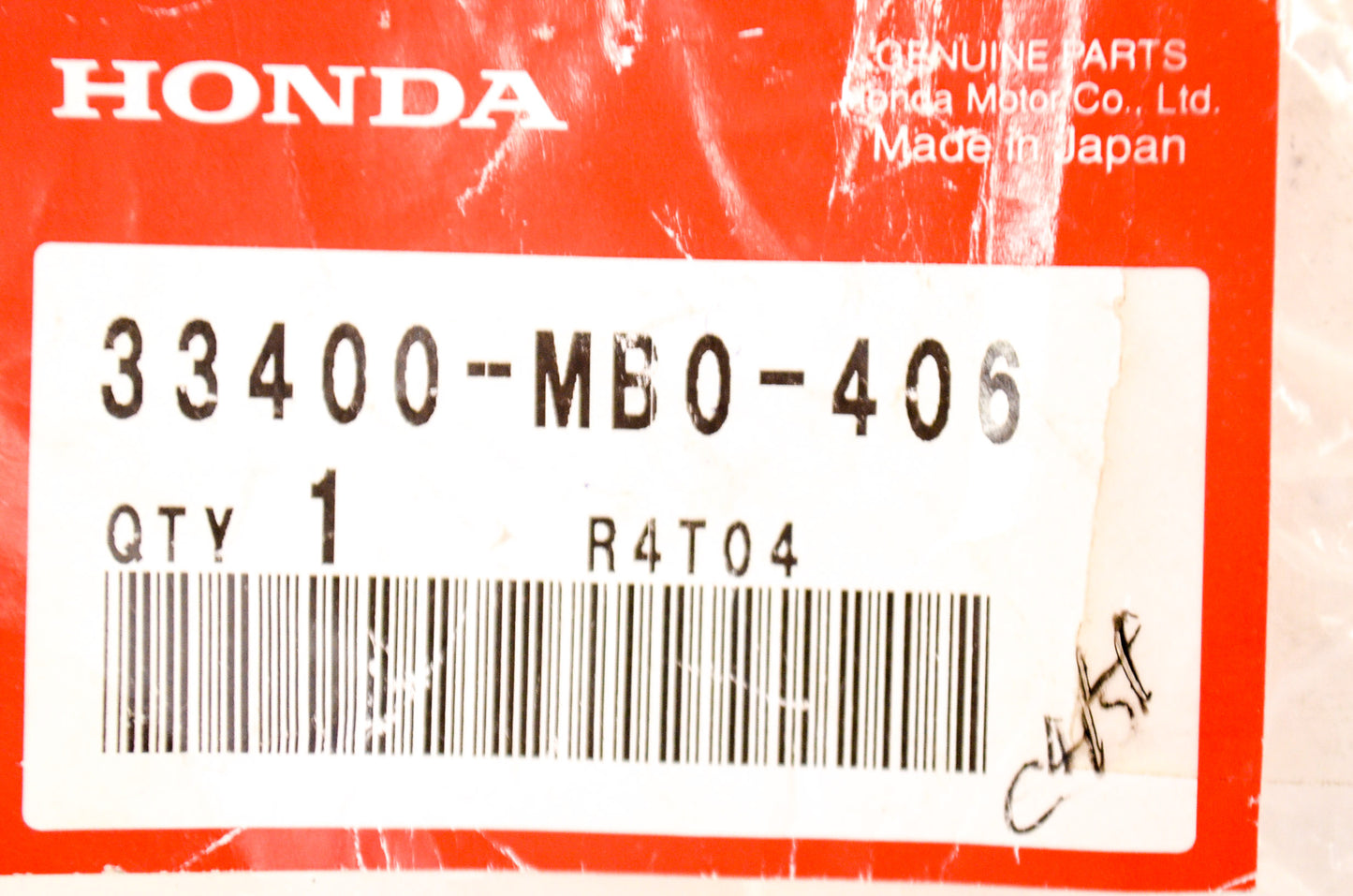 OEM Honda 33400-MB0-406 Turn Signal Assembly NOS