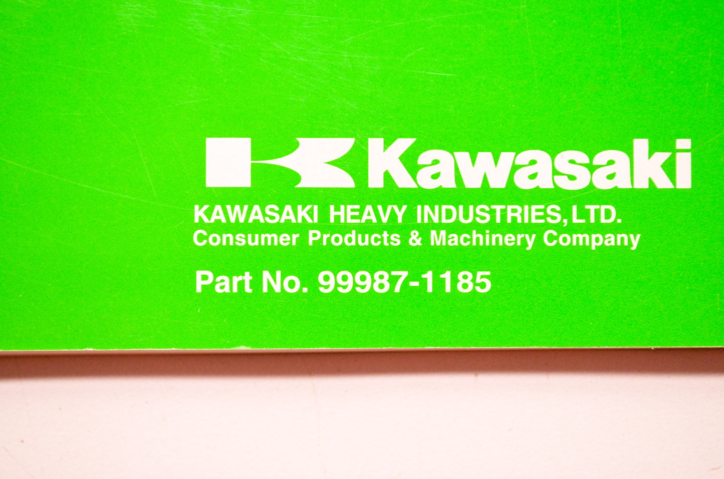 OEM Kawasaki 99987-1185 Owner's Manual KX65A5