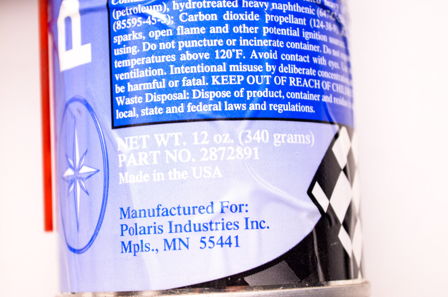 OEM Polaris 2872891 Multi-Purpose Lubricant Net 12 oz 340g NOS