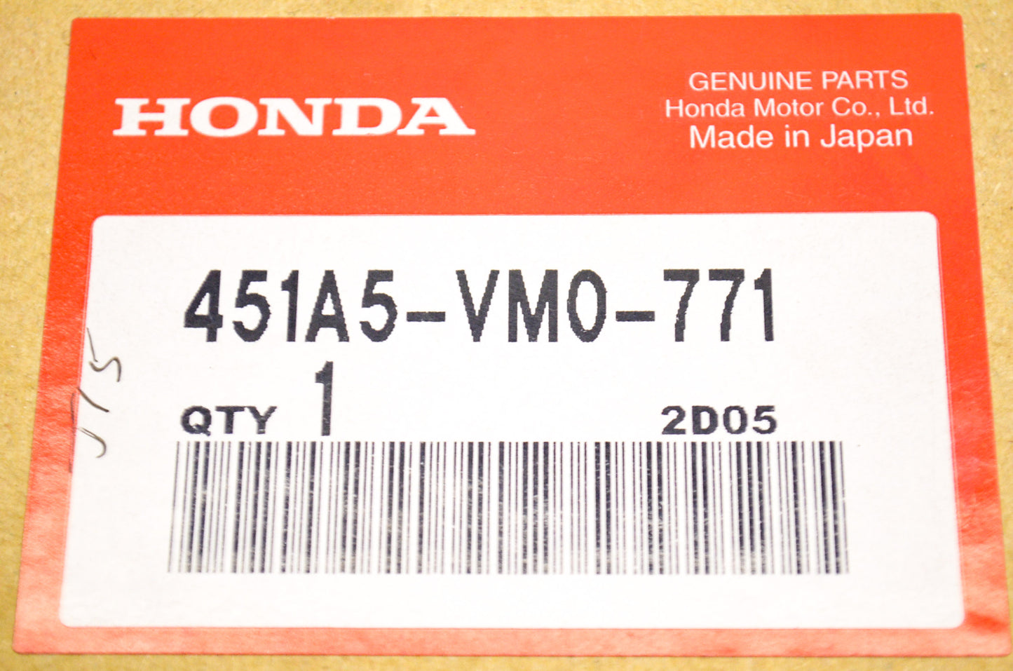 OEM Honda 451A5-VM0-771 Brake Shoe Kit NOS