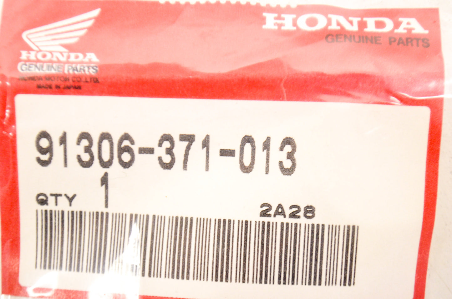 OEM Honda 91306-371-013 O-Ring (17.7X2.7) NOS